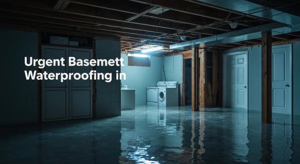 Urgent Basement Waterproofing in Hamilton